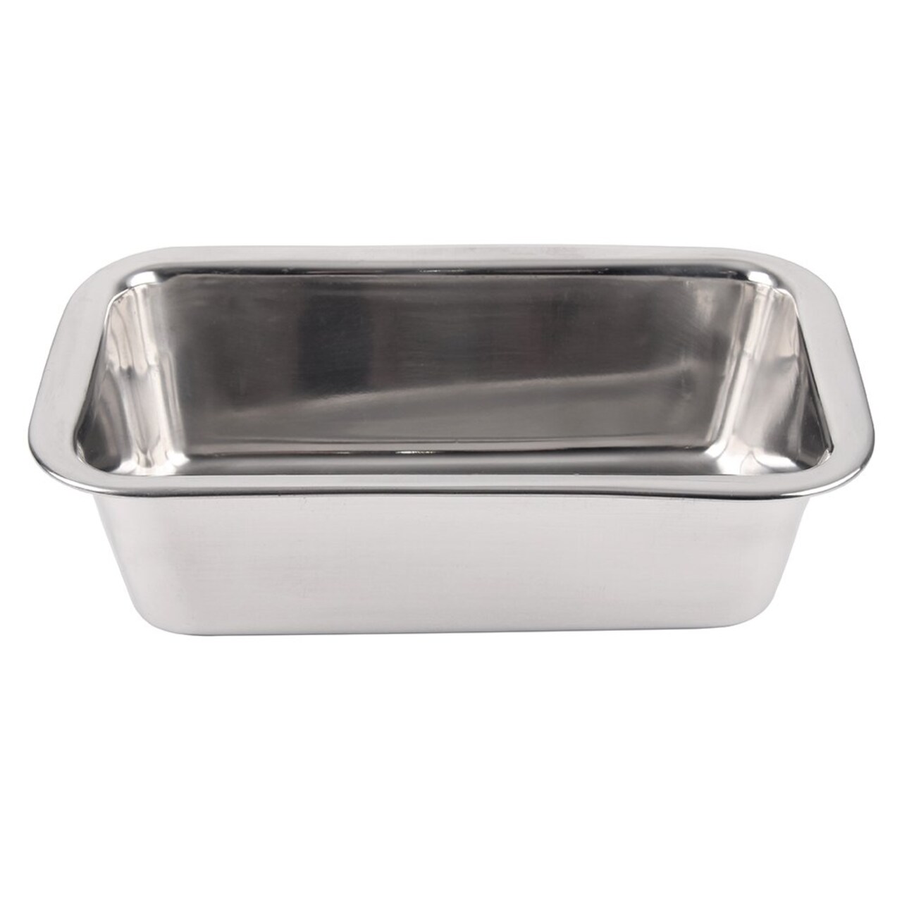 Shetler's Stainless Steel Round Edge Bread Loaf and Cake Pan 2.5 W x 8 L  x 2.75 D